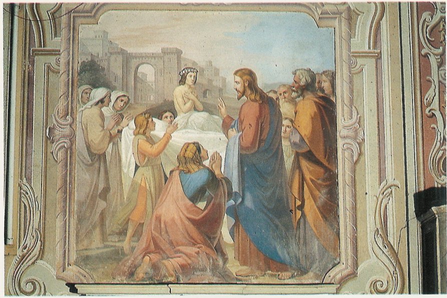 La résurrection du fils de la veuve de Naïm dans images sacrée Pietro%20Ivaldi%20-%20Resurrezione%20del%20figlio%20della%20vedova%20di%20Naim%20(1862)%20oratorio%20dei%20santi%20Sebastiano%20e%20Rocco%20in%20Campo%20Ligure
